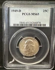 1949-D Washington Quarter PCGS MS65