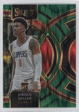 2023-24 Panini Select Premier Level Green Shock Prizm Jordan Miller #116 0wq6