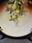 Antique Large Pear With Bloosoms 12" Charger - Germany Three Crowns — photo 3