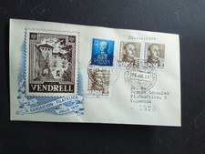 VENDRELL II Exposicion Filatelica, Sobre Especial Certificado, Vendrell 1951
