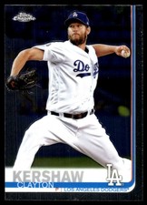 Clayton Kershaw 2019 Topps Chrome #112 Los Angeles Dodgers FREE SHIPPING
