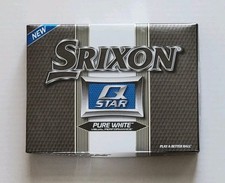 Srixon Q Star Golf Balls - Pure White Visual Performance, Pack of 12