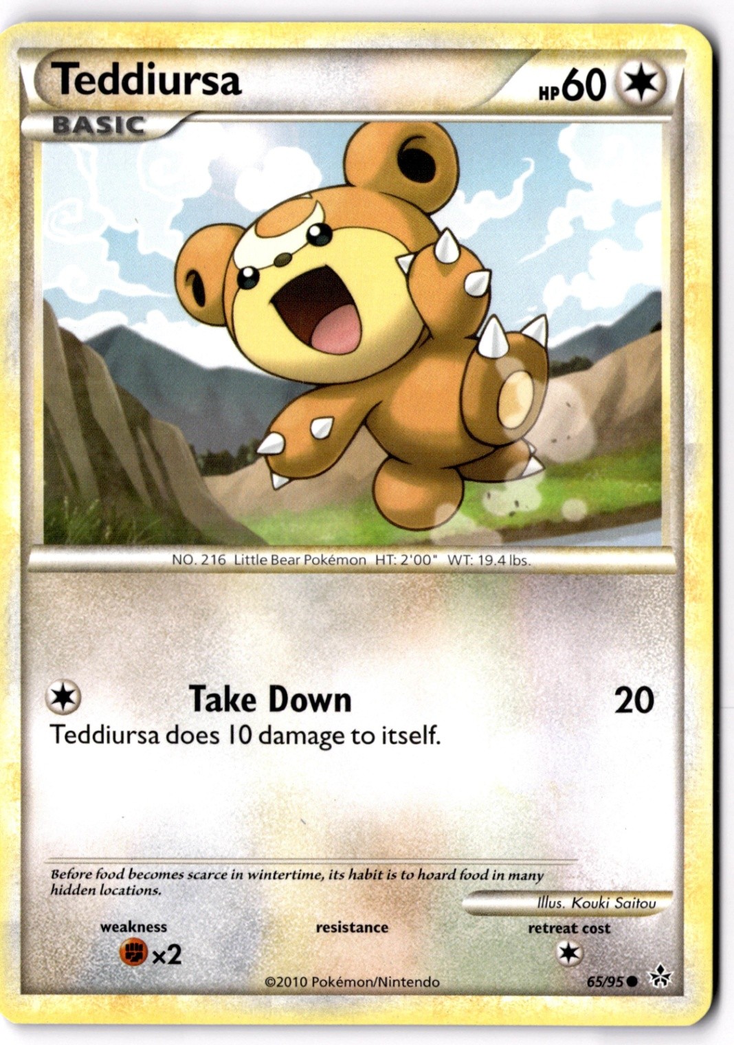 Teddiursa Common Unleashed 65/95 LP