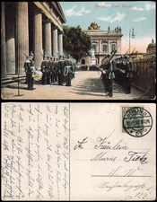 Ansichtskarte Berlin Neue Wache, Aufmarsch 19...