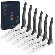 12 Pcs Professional Hair Sectioning Clips, Salon and Home Use Clip for Hair