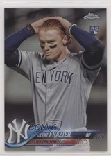 2018 Topps Chrome Image Variation SP Base Refractor (Capless) Clint Frazier on1