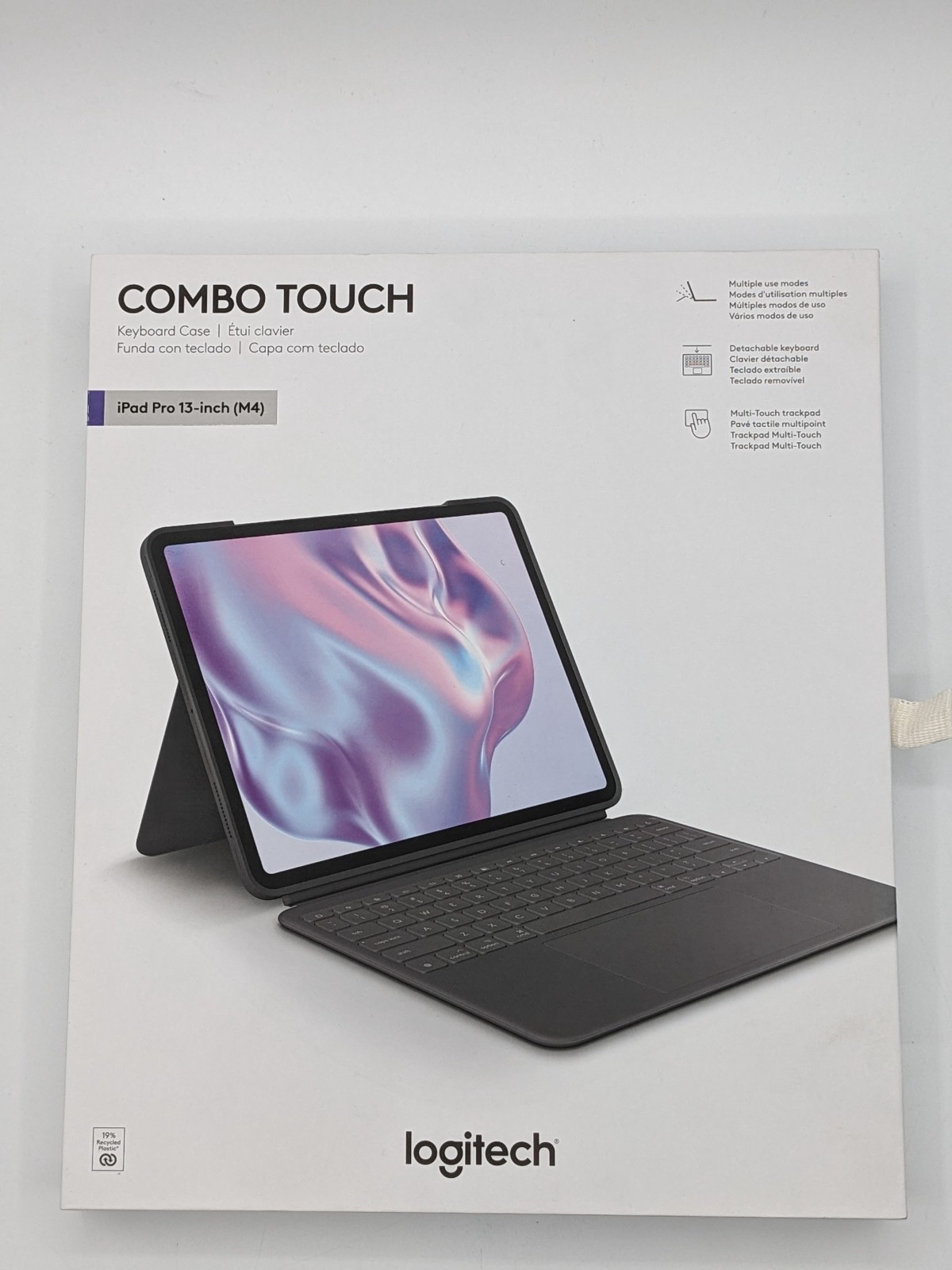 Logitech COMBO TOUCH Keyboard Sealed Folio iPad PRO 13-inch M4 Black Brand New