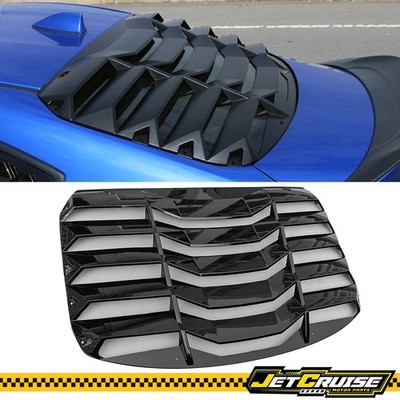 Fits 22-26 Subaru BRZ Toyota GR86 Gloss Black Rear Window Louver
