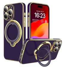 Case with Built-In Lens Protector for Iphone 15 Pro Max/15 Pro/15 Plus/15 Magnet
