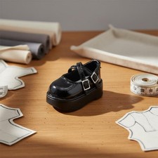BJD Doll Shoe Strap Design 1/4 Scale Doll Shoes Shiny Finish