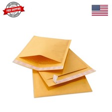 4x8 Kraft Paper Bubble Padded Envelopes Mailers Shipping Case 4"x8"