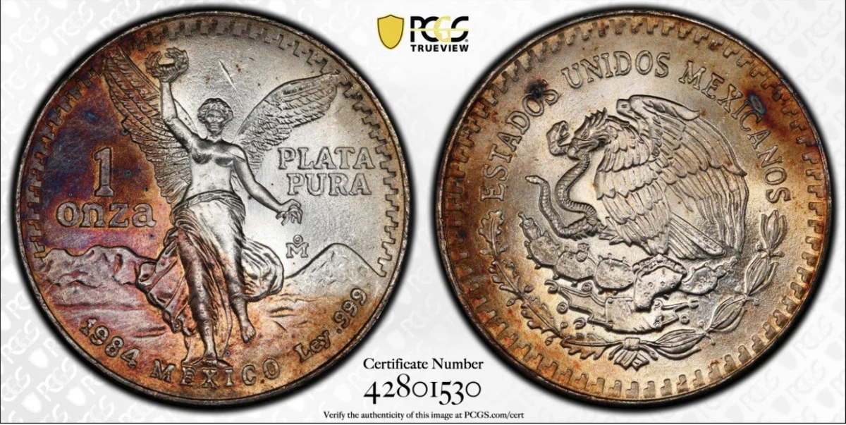 Silver MS 66 Graded 1984 Mexican Coins for sale | eBay