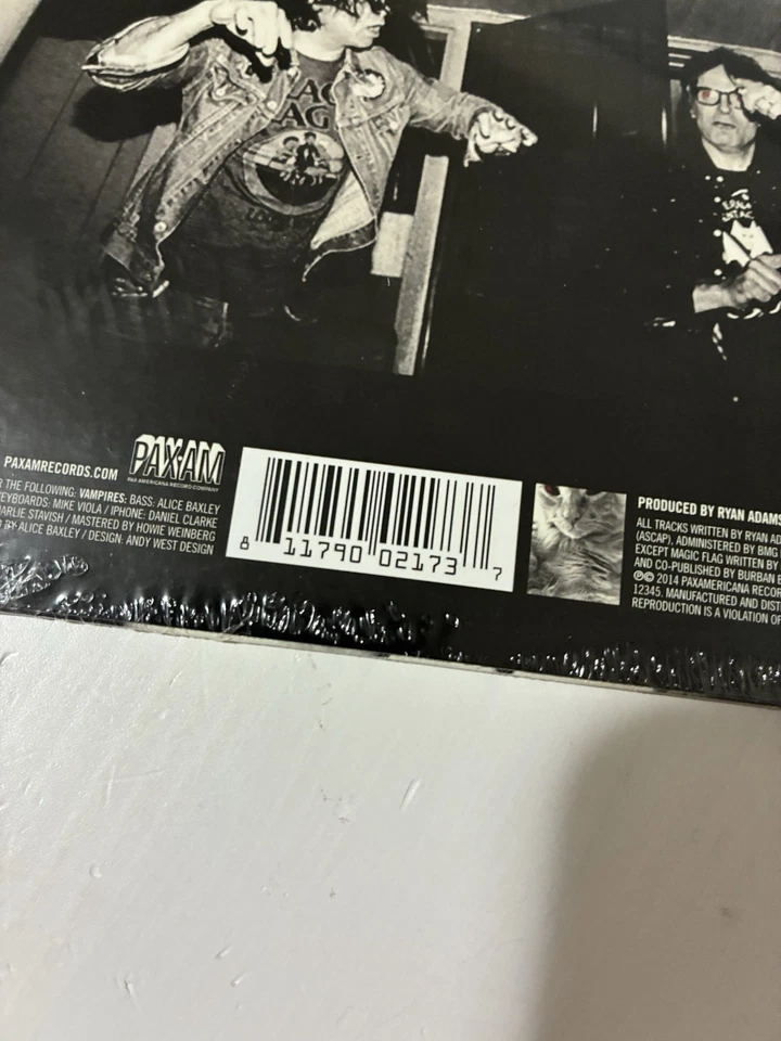 Rock 45 RYAN ADAMS Vampires PAX-AM 4-song ep SEALED  7” Vinyl - Image 3 of 3