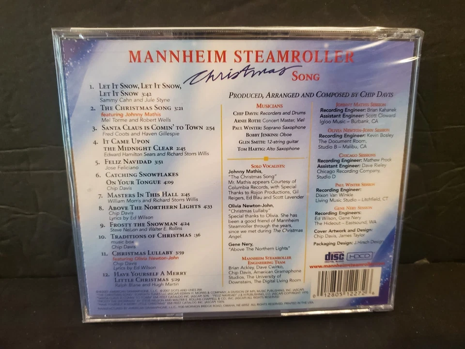 Christmas Song Chip Davis Mannheim Steamroller (CD/DVD, 2007) Target Exclusive - Image 3 of 3