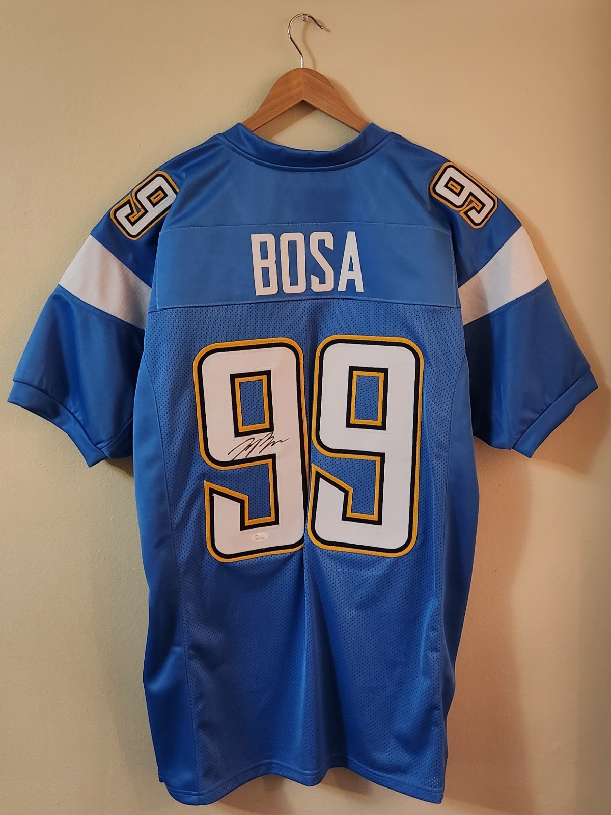 Joey Bosa Autographed Signed San Diego Chargers Men's XL Authentic Jersey JSA Authenticated 