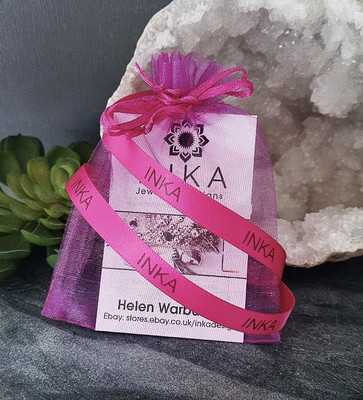 INKA Sterling Silver Skull Stretch Bracelet - 925 Silver Beaded Stacking Bracelet (18cm)