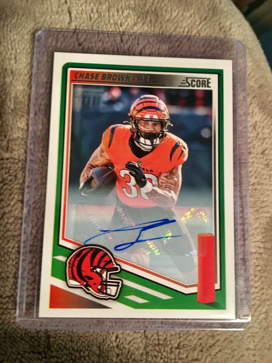 2025 PANINI SCORE FOOTBALL 157 CHASE BROWN BENGALS AUTOGRAPH | eBay