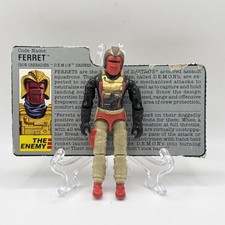 1988 Gi Joe Cobra Ferret V1 100 Complete With File Card