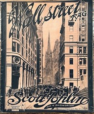 Vintage SCOTT JOPLIN sheet music WALL STREET RAG ~ 1909 classic ragtime