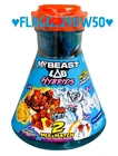 LAVA & ICE Mr. Beast Lab HYBRIDS 2 Mystery Mix & Match Figures ***READ***