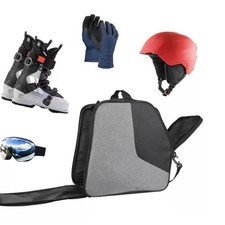 1pc Ski Boot Bag Water Resistant Snowboard Boot Bag Travel Ski Gear Shoulder Bag