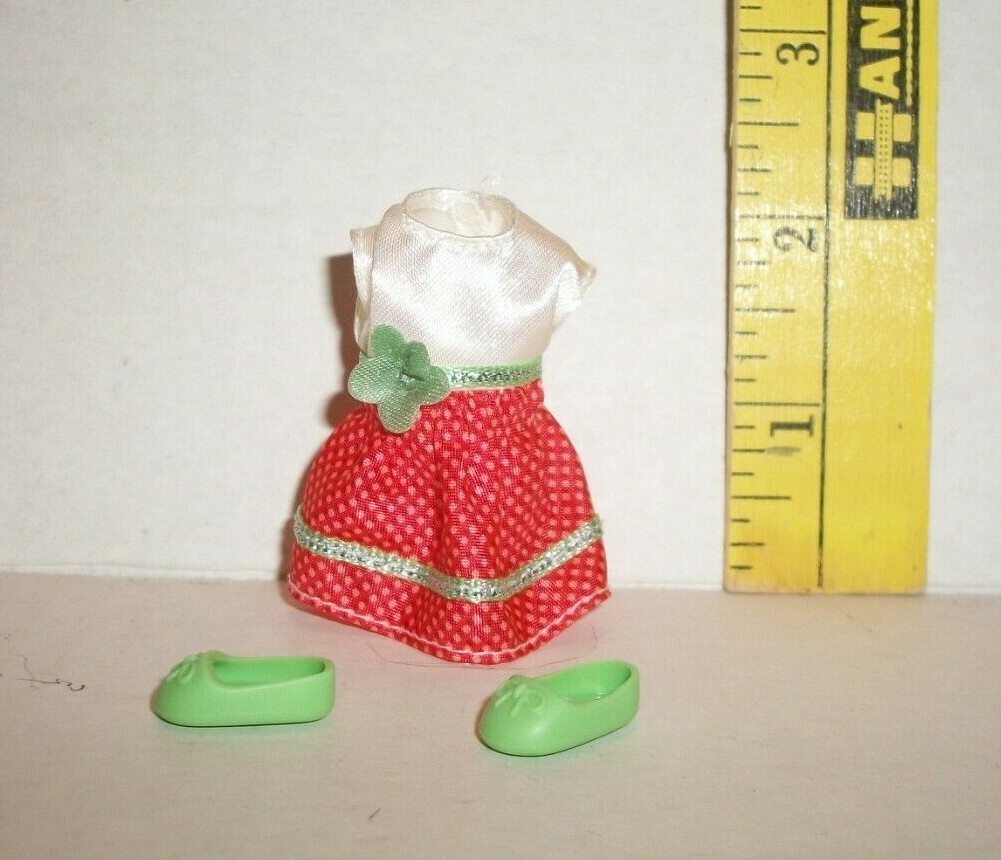 MATTEL Barbie KELLY DOLL HOLIDAY DRESS CLOTHES OUTFIT & SHOES NEW FROM BOX -4
