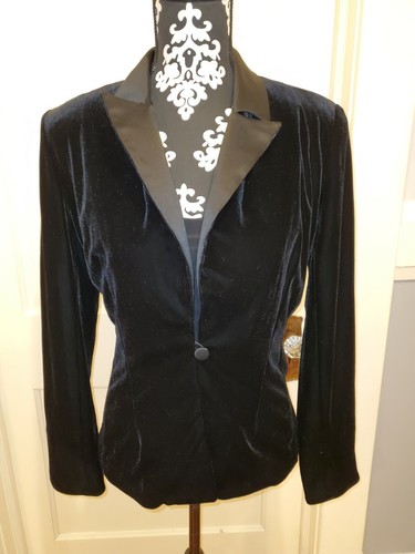 Alex Evenings Black Velvet Elegant 