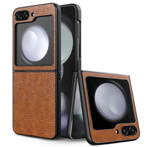 Funda protectora híbrida de cuero a prueba de golpes para Samsung Galaxy Z Flip 4 5 5G - Imagen 19 de 28