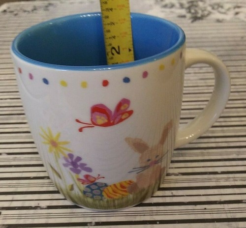 Taza Starbucks Childs 2007 - pequeña - taza cesta de huevos de conejo de Pascua mariposas - Imagen 4 de 7