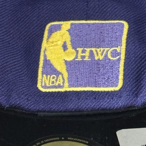 LA Lakers Fitted Cap Mütze 7,5 lila gelb Camo Bill NBA New Era 59FIFTY HWC - Bild 10 von 11