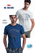 Jersey Men's Singlet Half Sleeve 100% Cotton Regular Fit BE BOARD