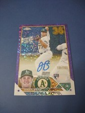 Jonah Bride 2023 Topps Chrome  Rookie Purple Speckle Refractor Auto 141/299 RC