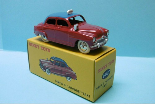 Dinky Toys France - Simca Aronde Taxi, Référence 24 UT, Miniature De Collection Occasion