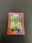 2023 Panini Prizm Football Red Christian Watson #107 PSA 9