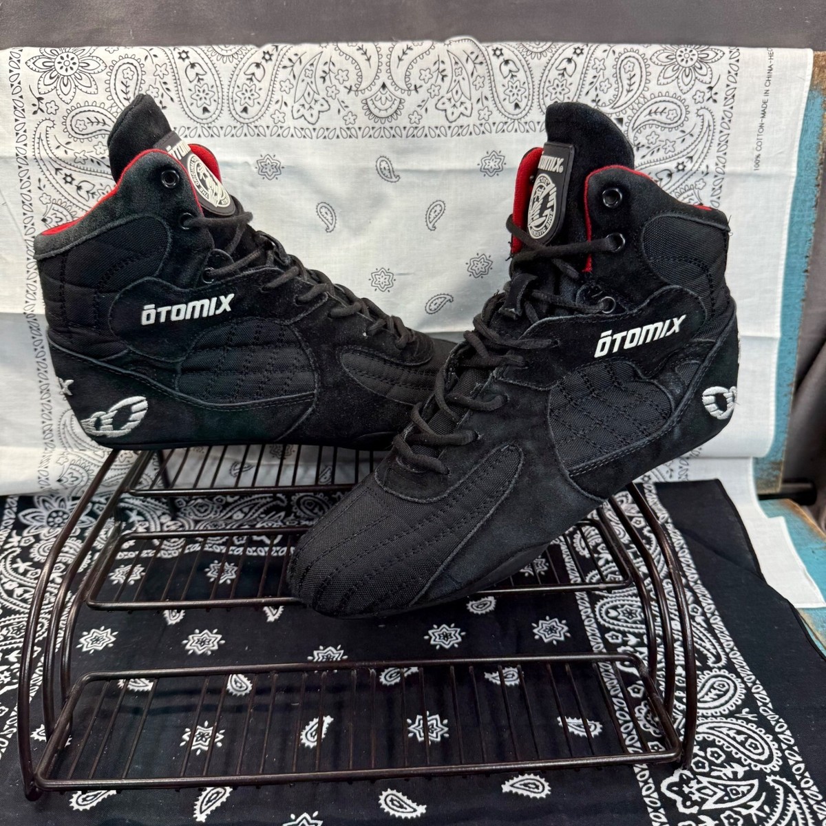 Otomix Stingray Blk M3000 Bodybuilding Weightlifting MMA Shoes Mens  8/Ladies