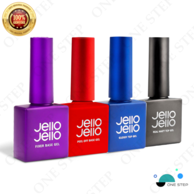 #ad Jello Jello Fixer Base Gel Glossy Top Gel Peel Off Base Gel Matt Top Gel SET $90.84