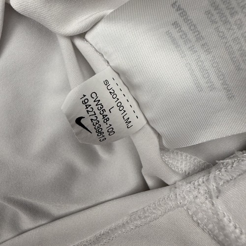 NIKE Shirt Boys Large White Pro Dri Fit Tank Top Spellout Running Performance - Picture 7 of 11