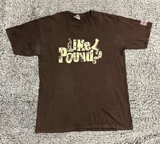T&C Surf Shirt Adult Large Brown Short Sleeve Like Pound Poi Outdoor Casual Mens
