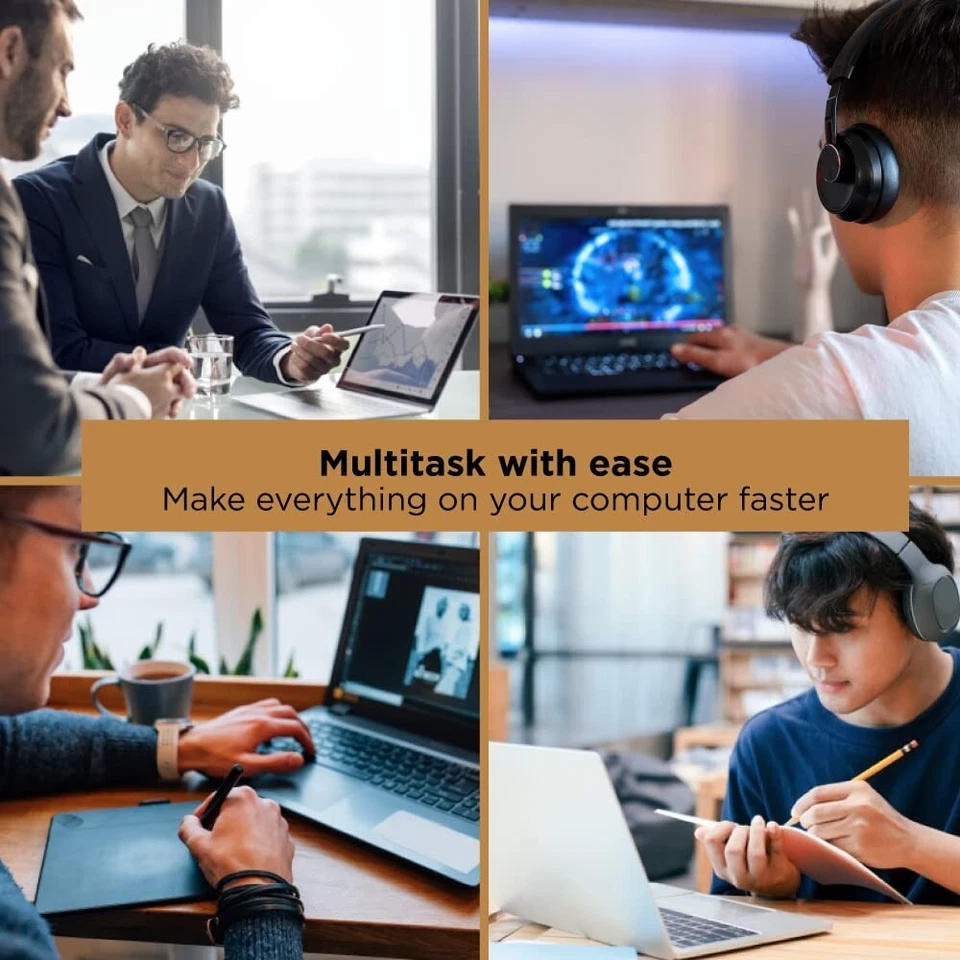 Gigastone DDR4 Laptop RAM 16GB (2x8GB) DDR4-2666MHz PC4-21300 CL19 1.2V 260 Pin - Image 4 of 4