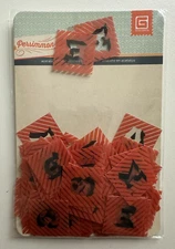 Basic Grey Persimmon Acetate Alpha Tiles-I Do Combine Shipping