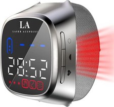 Red Light Cold Laser Therapy Watch Device for Hypertension Rhinitis Cholesterol