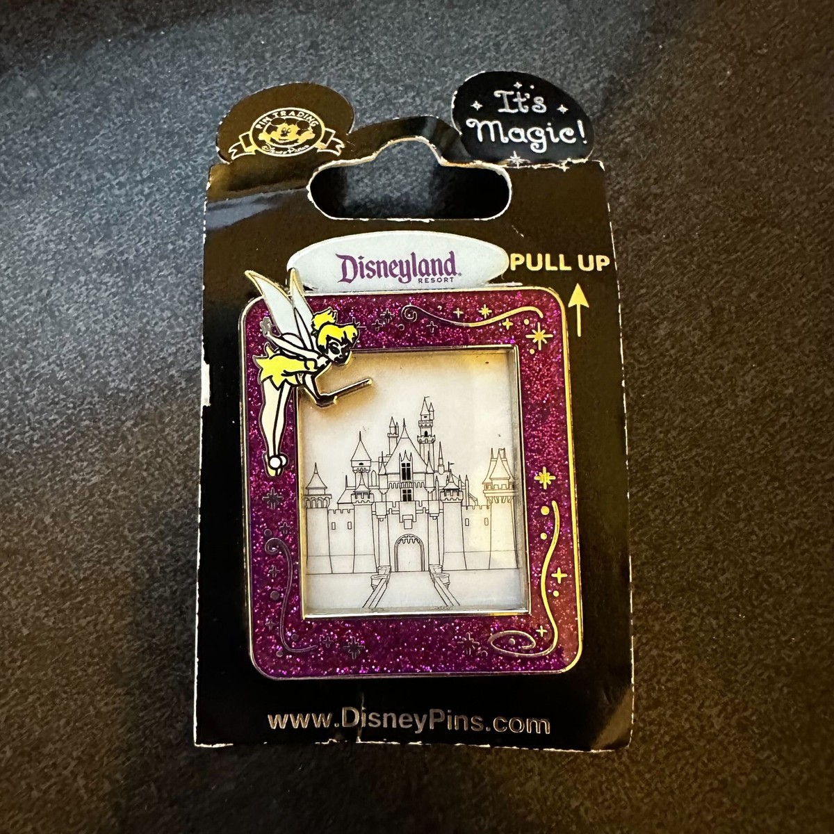 Castle Sleeping Beauty with Tinker Bell… Disneyland Porcelain Sleeping Beauty Castle Tinker Bell Hinged Box
