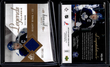 2008 SP GAME USED GAME JERSEY LEGENDS CLASSIC #HGV-RV RICK VAIVE 1/100