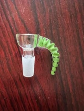 18mm Bowl - VERY high quality thick glass- screen - Emerald Green - ON SALE 10%