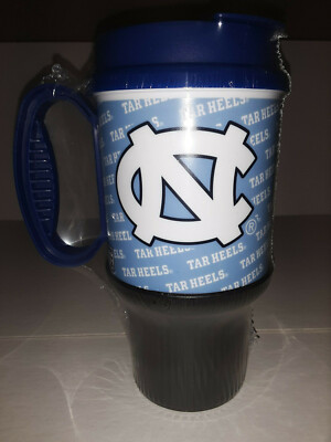North Carolina Tar Heels 18 oz Plastic Tumbler with Lid and Handle | eBay
