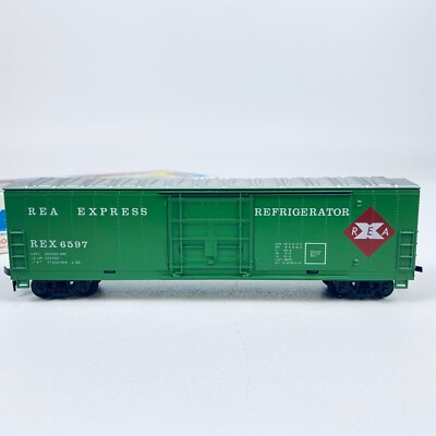 Model Power HO REA EXPRESS Reefer Car 9053 R.E.A. Refrigerator REX 6597