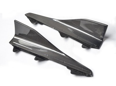 Carbon Seitenschweller Flaps Spoiler Side Skirts Klein passend für BMW M2 F87 