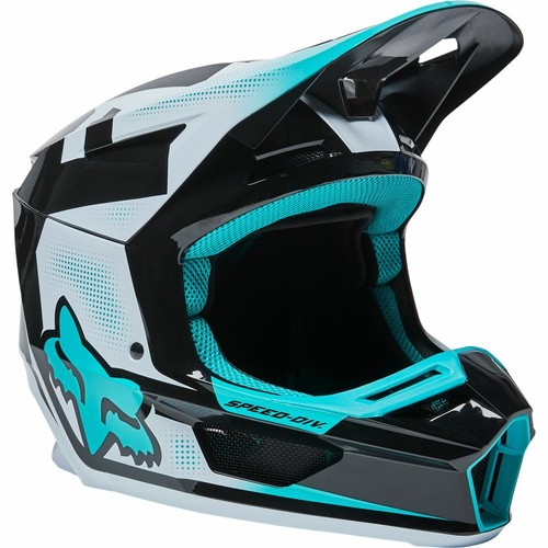 FOX RACING V2 DIER HELMET - TEAL - MX 