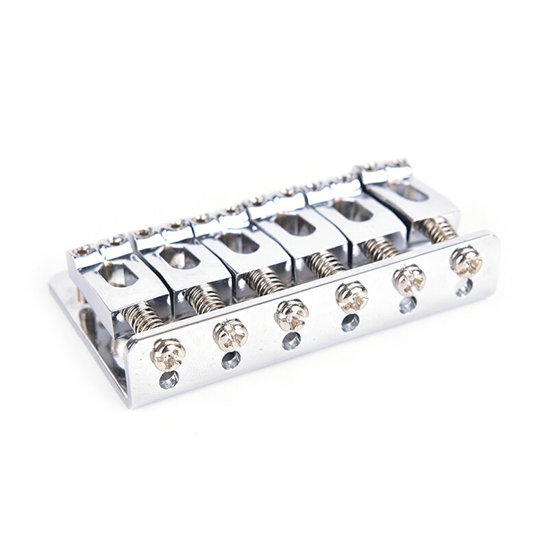 6 Saddle Hardtail Bridge Top Load 65mm Electric Guitar Bridge with 6pcs Screw >> eBay