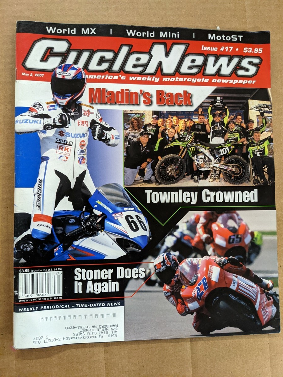 Cycle News Magazine May 2 2007 Issue #17 M396 | eBay